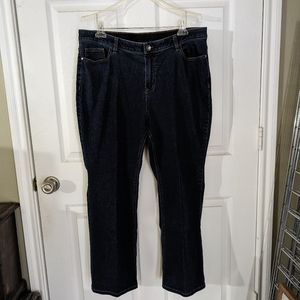 Catherine's Blue Denim Jeans 20WP (Women's Petite/Plus Petite)